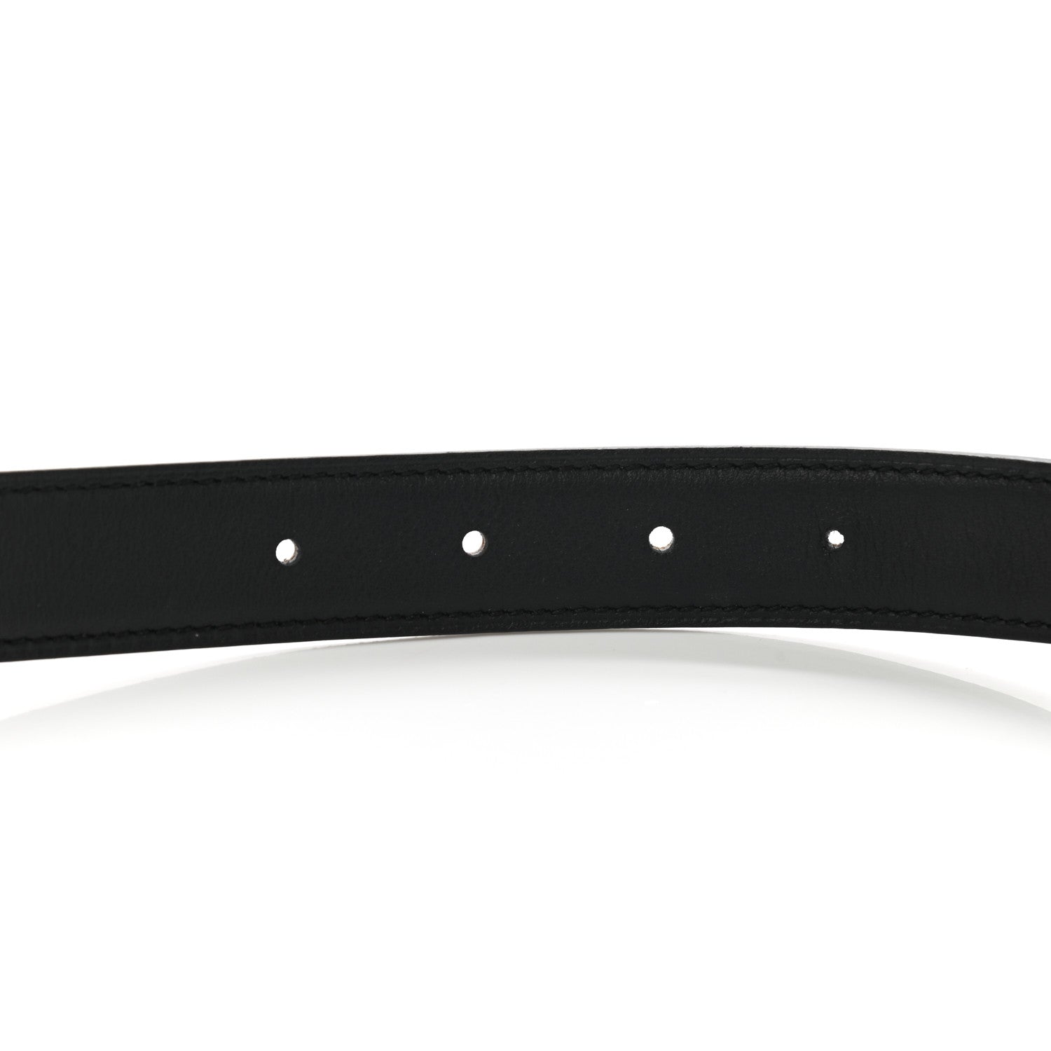 Hermes Epsom Swift 24mm Mors H Belt 75 Etoupe Black 5 of 6