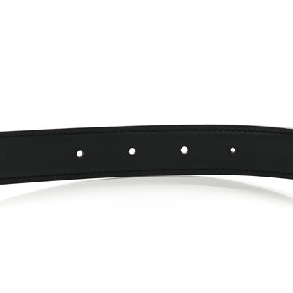 Hermes Epsom Swift 24mm Mors H Belt 75 Etoupe Black 5 of 6