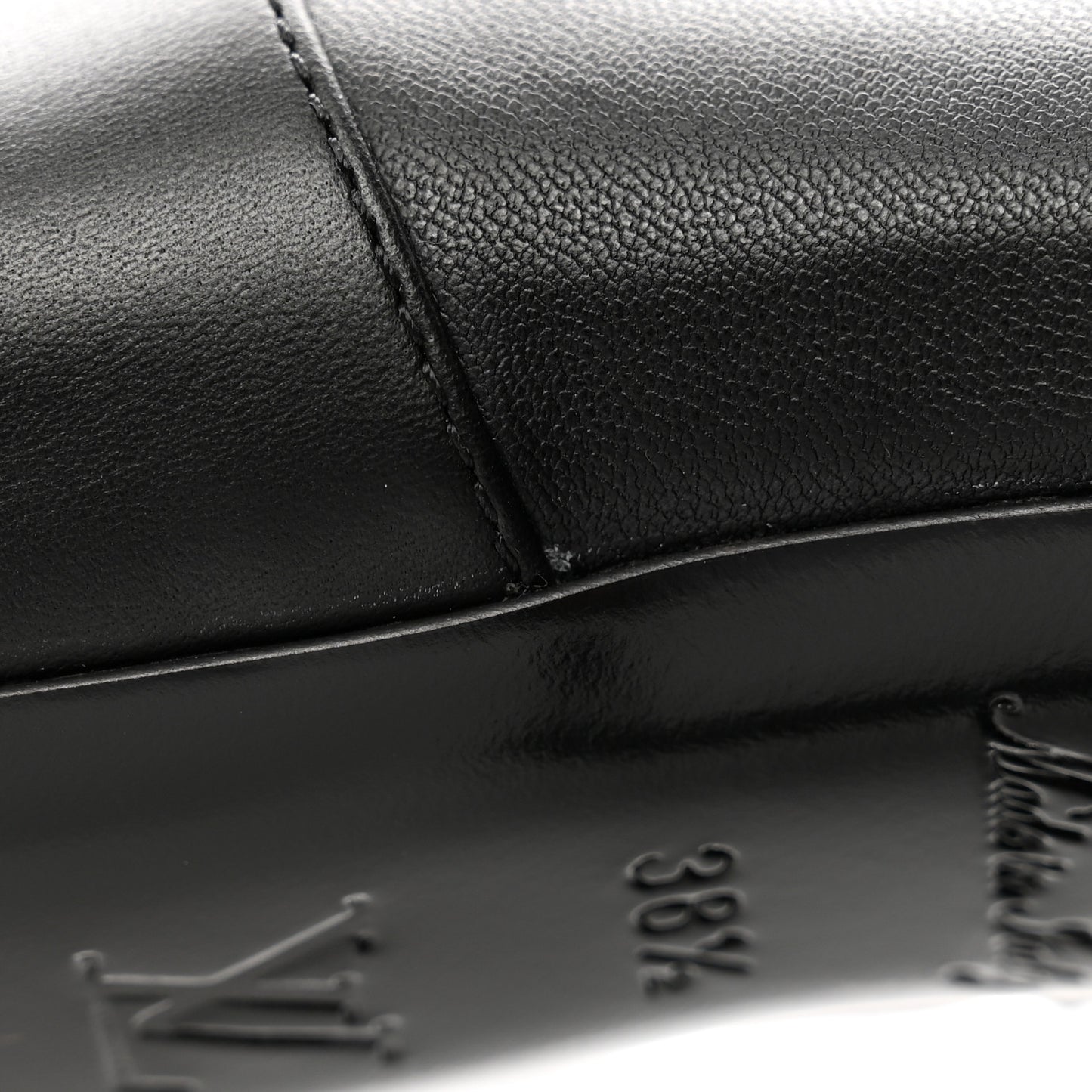 Calfskin Silhouette Ankle Boots 38.5 Black