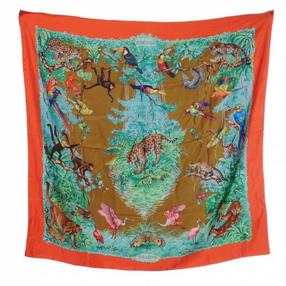 Hermes Summer Silk Equateur Scarf Shawl 140 2 of 7