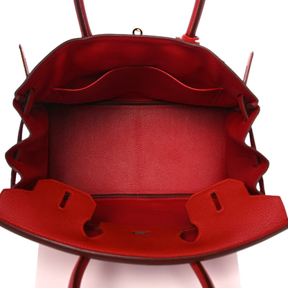 Hermes Togo Birkin 30 Vermillion 5 of 11