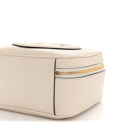 Gucci Sakai Be Green Calfskin Diagonal Stitched Blondie Top Handle Bag Mystic White 8 of 8