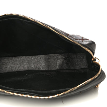 Chanel Lambskin Quilted Chocolate Bar Camera Case Black 4 of 18