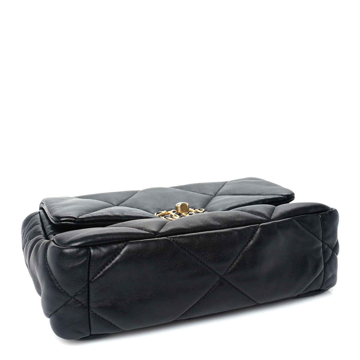 Chanel Lambskin Quilted Medium Chanel 19 Flap Black 3 of 9