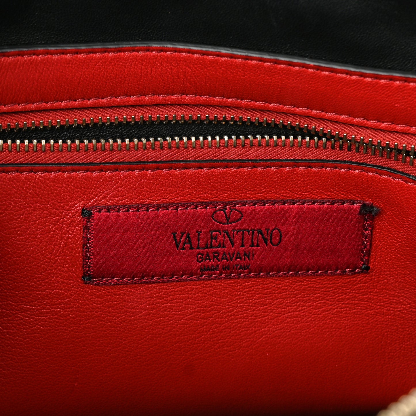 Lambskin Rockstud Spike Duffle Bag Black