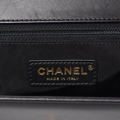 Chanel Lambskin Quilted New Medium Boy Flap Black 6 of 9