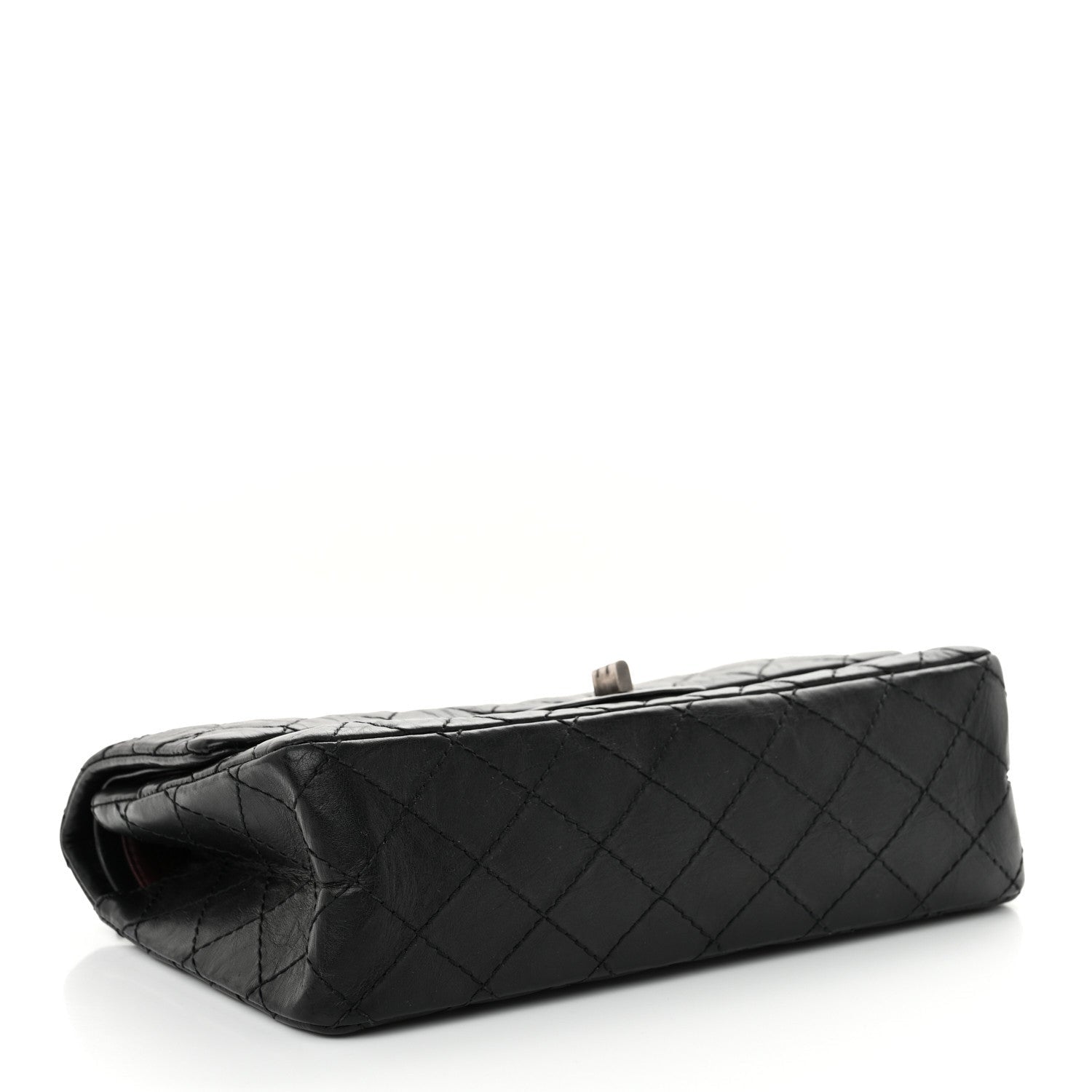 Chanel Aged Calfskin Quilted 2.55 Reissue 225 Flap Black 4 of 7