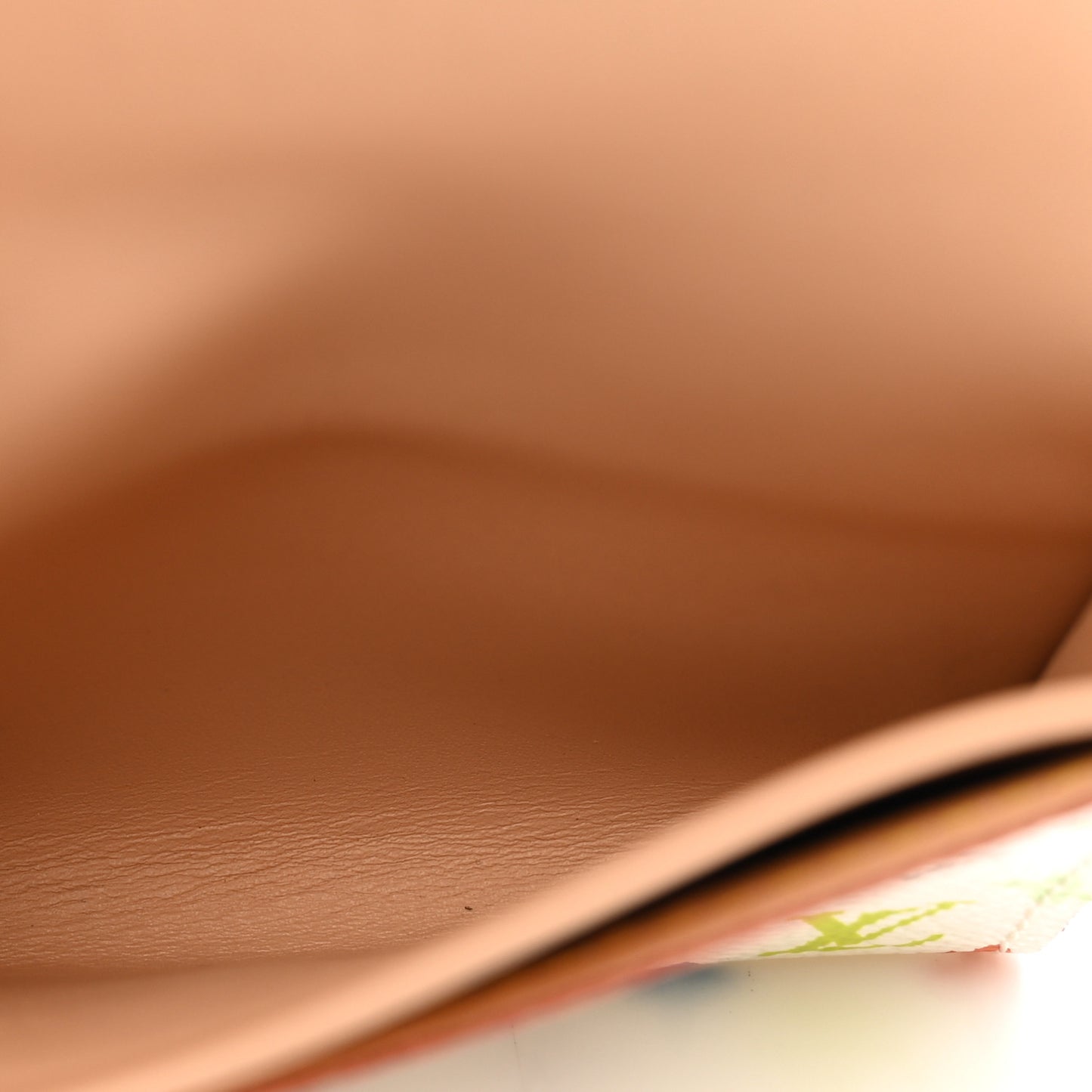 Monogram Multicolor Business Card Holder White