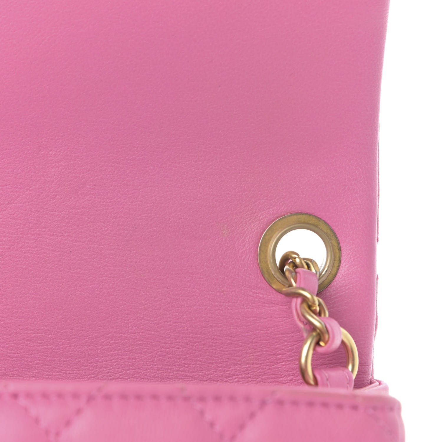Chanel Lambskin Quilted Mini Pearl Crush Flap Pink 15 of 18