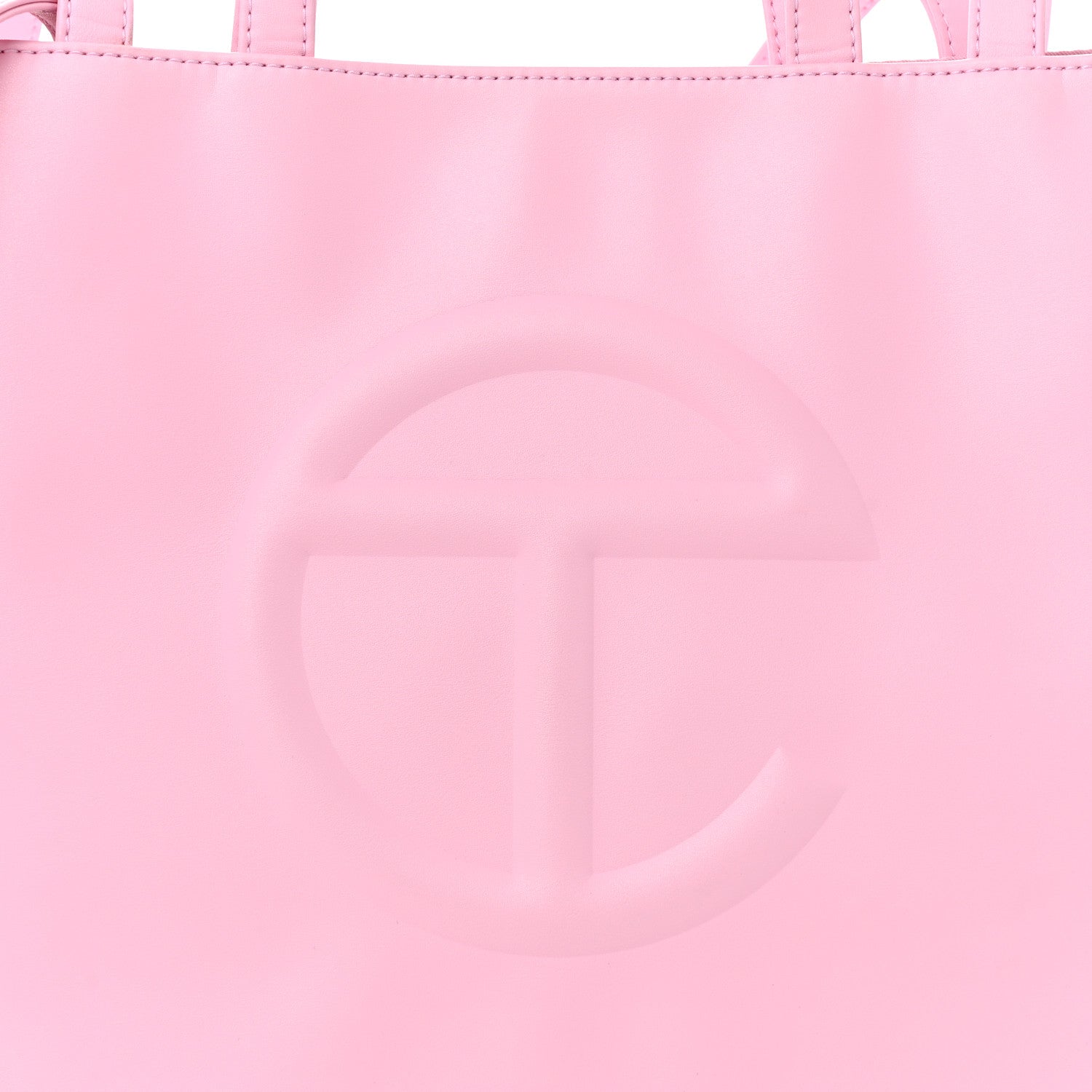 Telfar Vegan Leather Medium Shopping Bag Bubblegum 8 of 10