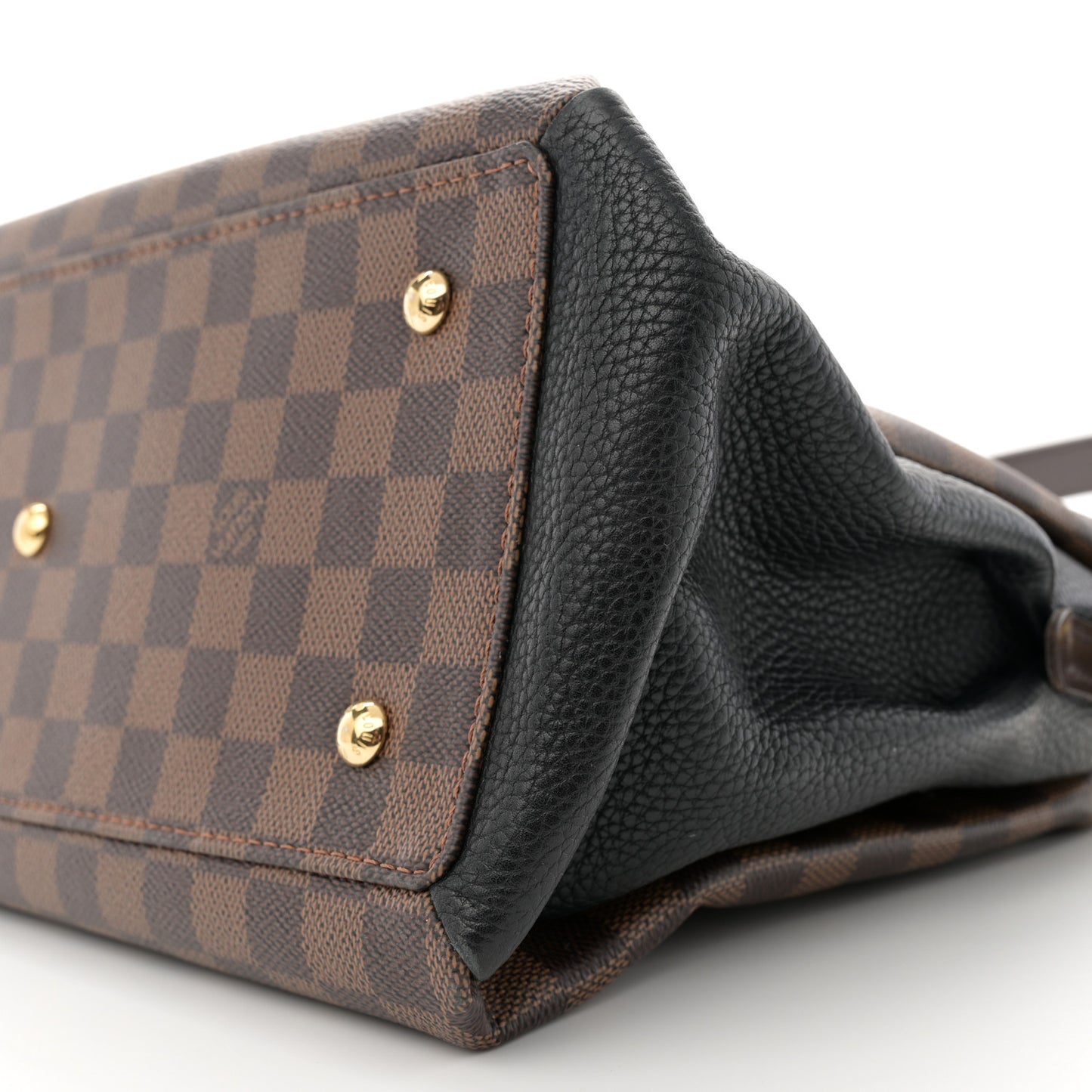 Cuir Taurillon Damier Ebene Normandy Black