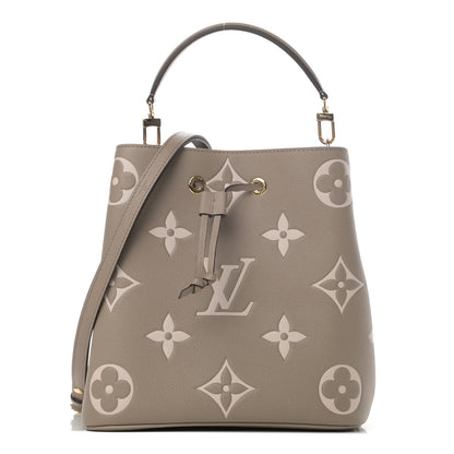 Louis Vuitton Empreinte Monogram Giant Neonoe MM Tourterelle Creme 1 of 4