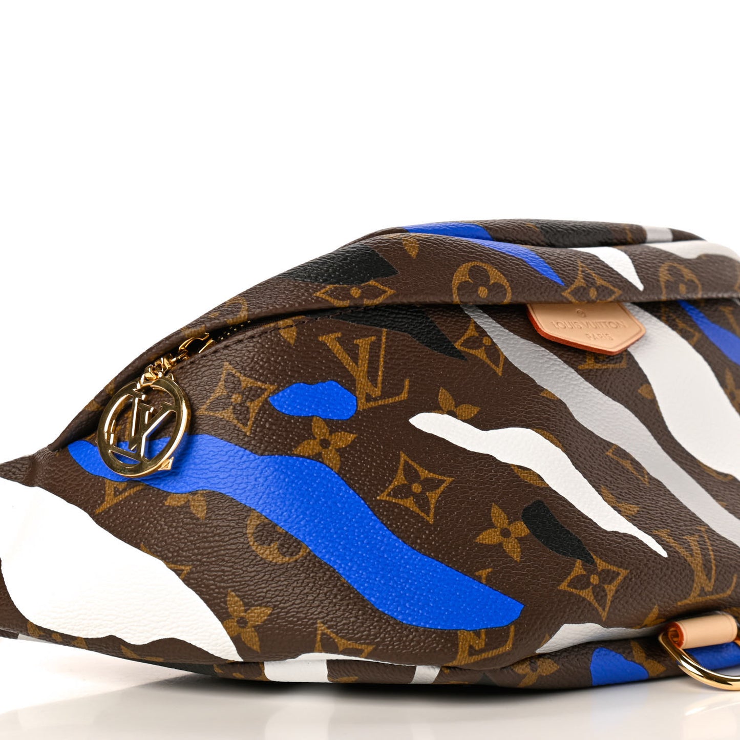 X LOL Monogram Bumbag Blue Silver