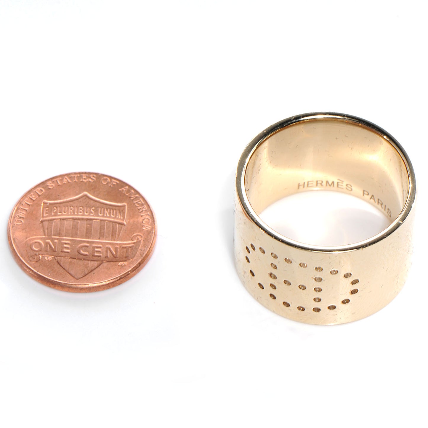 Permabrass Evelyne Scarf Ring