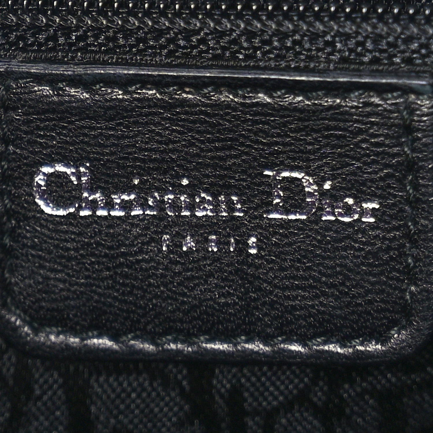 Christian Dior Silk Jersey Crystal Hardcore Bag Navy 5 of 8