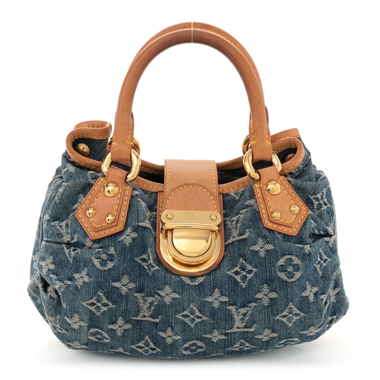 Monogram Denim Pleaty Blue