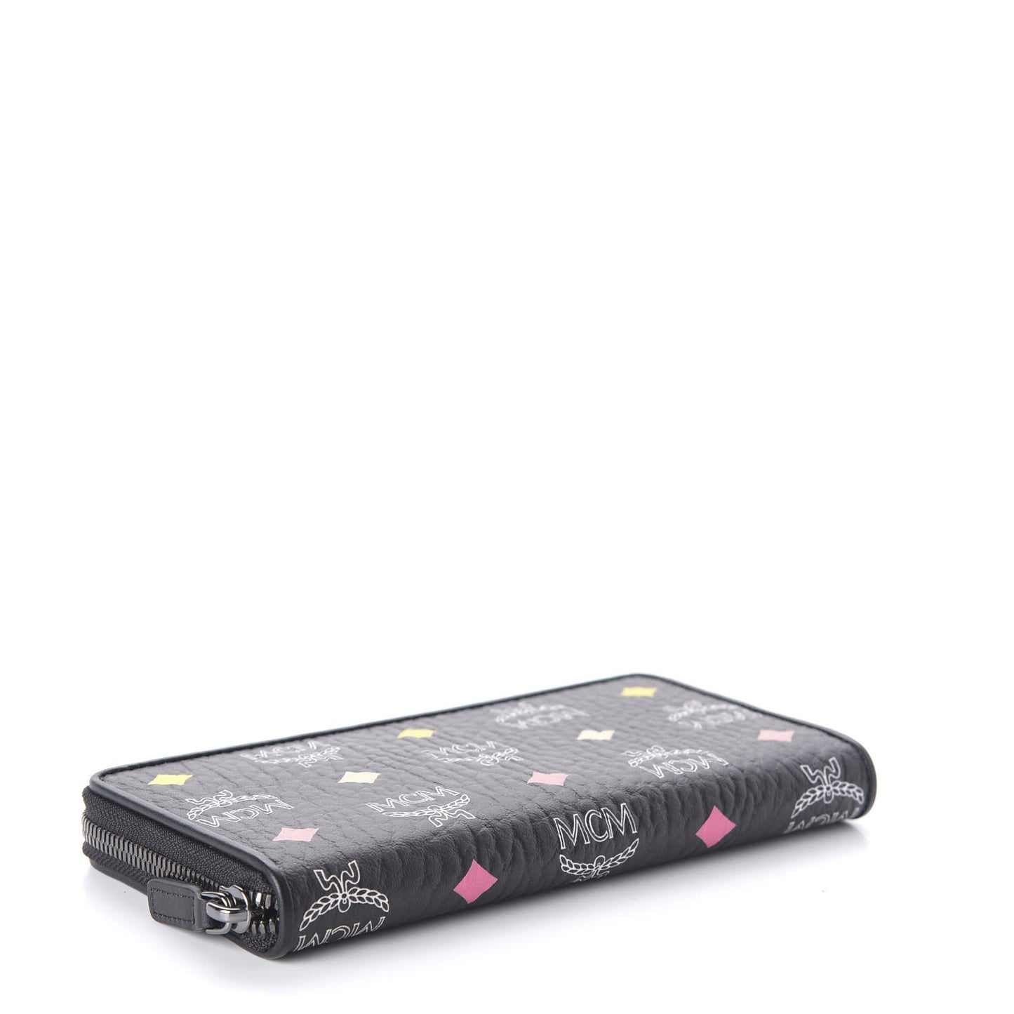 Skyoptic Visetos Large Zip Around Wallet Black