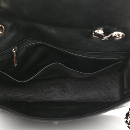 Chanel Caviar Quilted Jumbo Single Flap Black 5 of 10