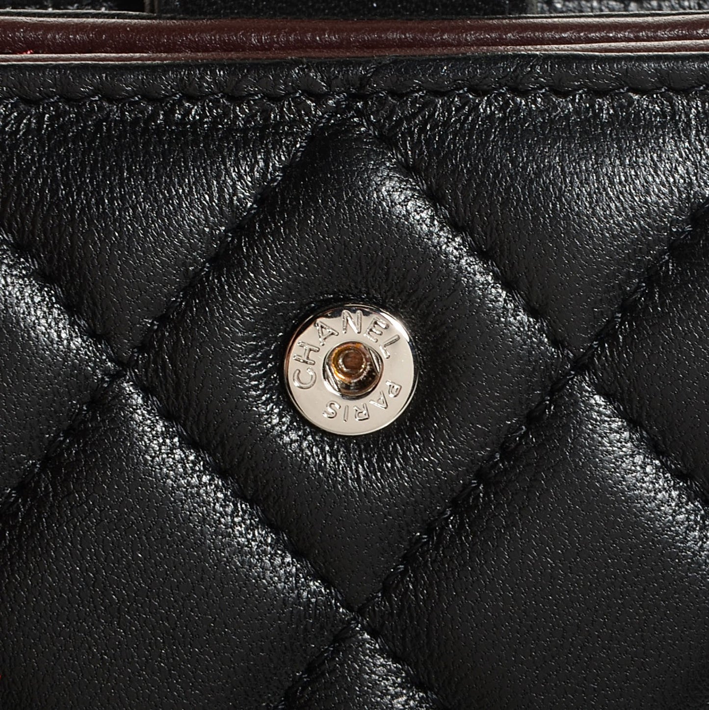 Lambskin L-Zip Pocket Wallet Black