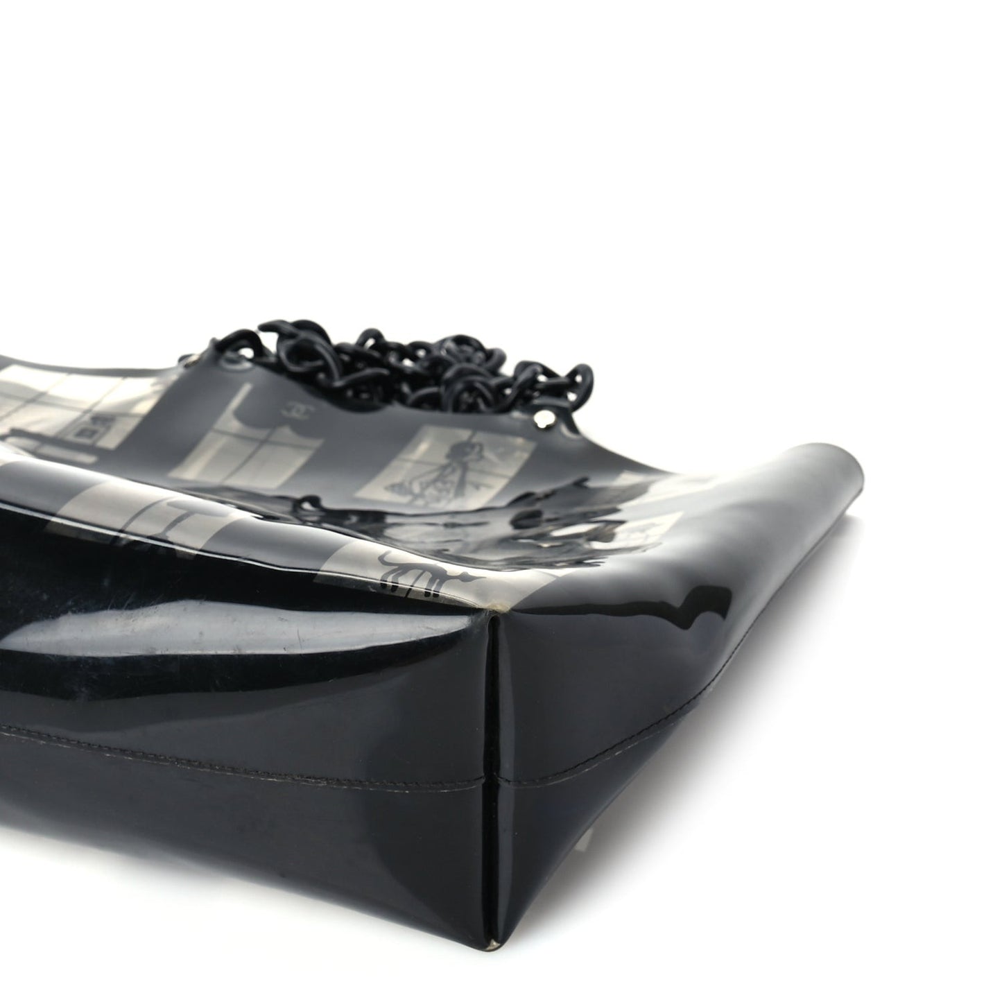 Vinyl Coco Window Tote Black