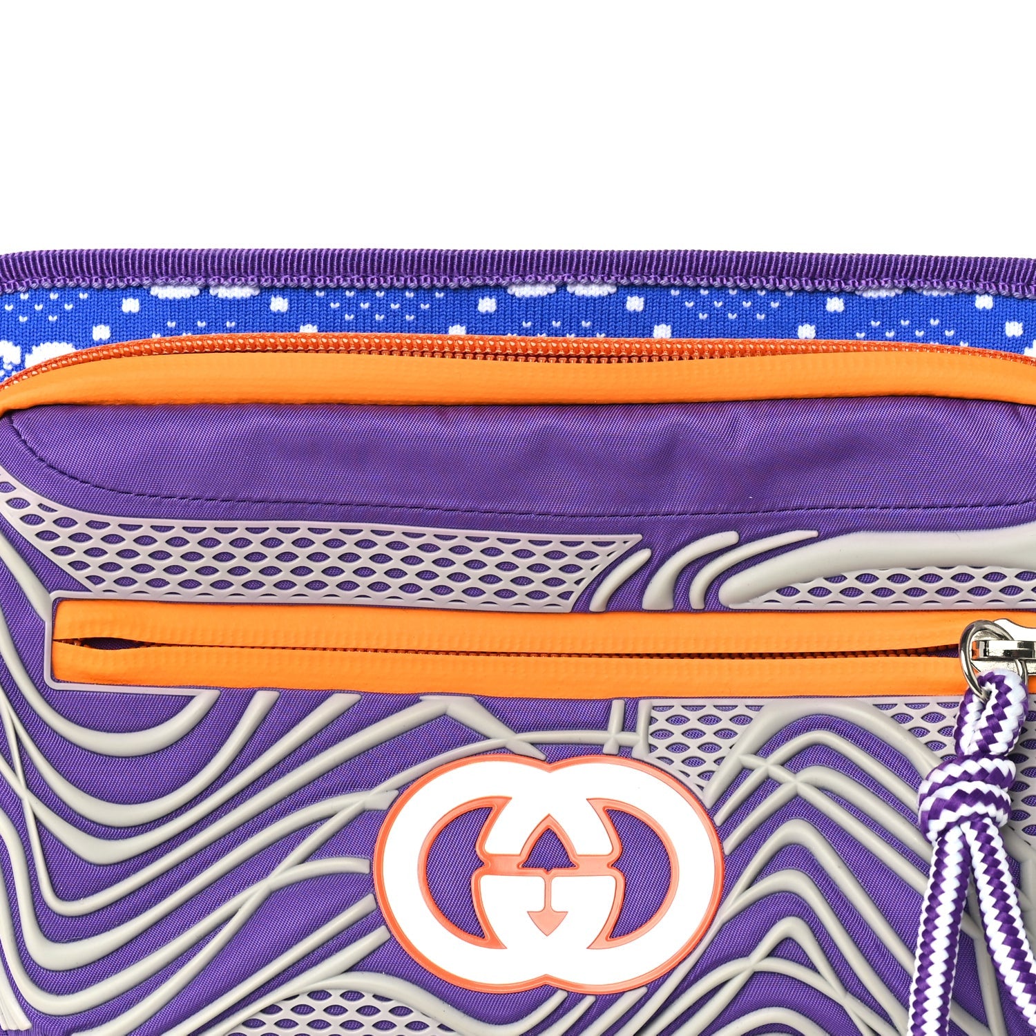 Gucci Jersey GG Monogram All Over Sporty Belt Bag Grey White Multicolor Grey / Grey White Multicolor / Multicolour 6 of 8