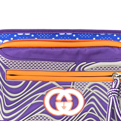 Gucci Jersey GG Monogram All Over Sporty Belt Bag Grey White Multicolor Grey / Grey White Multicolor / Multicolour 6 of 8