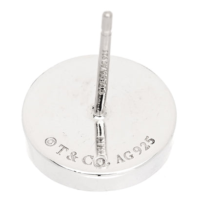 Tiffany Sterling Silver Return To Tiffany Circle Stud Earrings 4 of 5