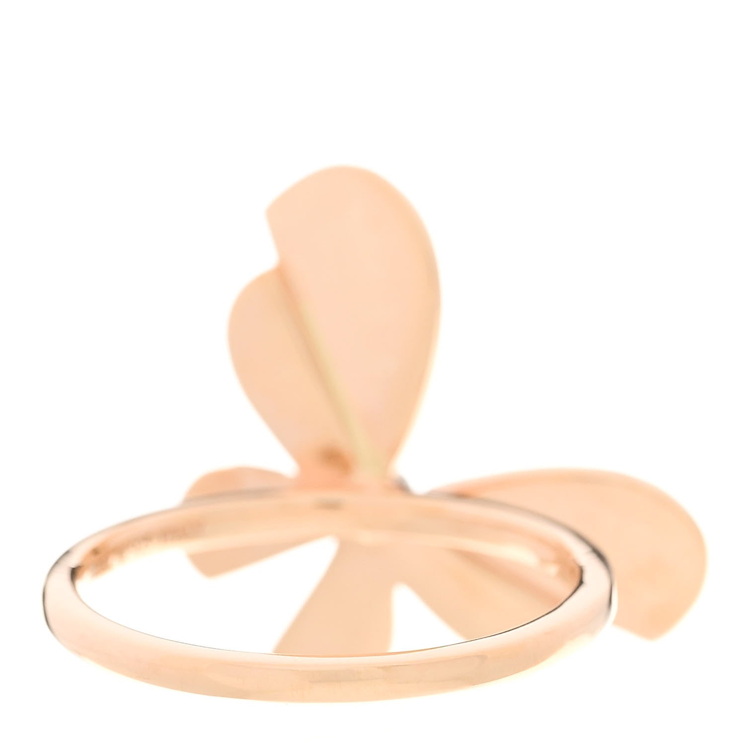 Tiffany 18K Rose Gold Sterling Silver Return to Tiffany Love Bugs Butterfly Ring 52 6 3 of 6