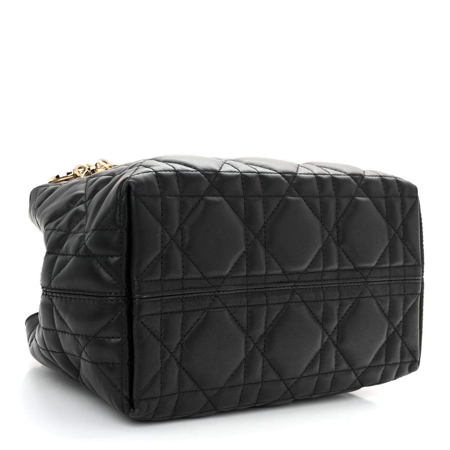 Calfskin Macrocannage Small Toujours Black