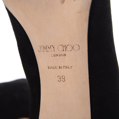 Jimmy Choo Suede Romy 85 Pumps 39 Black 9 of 13