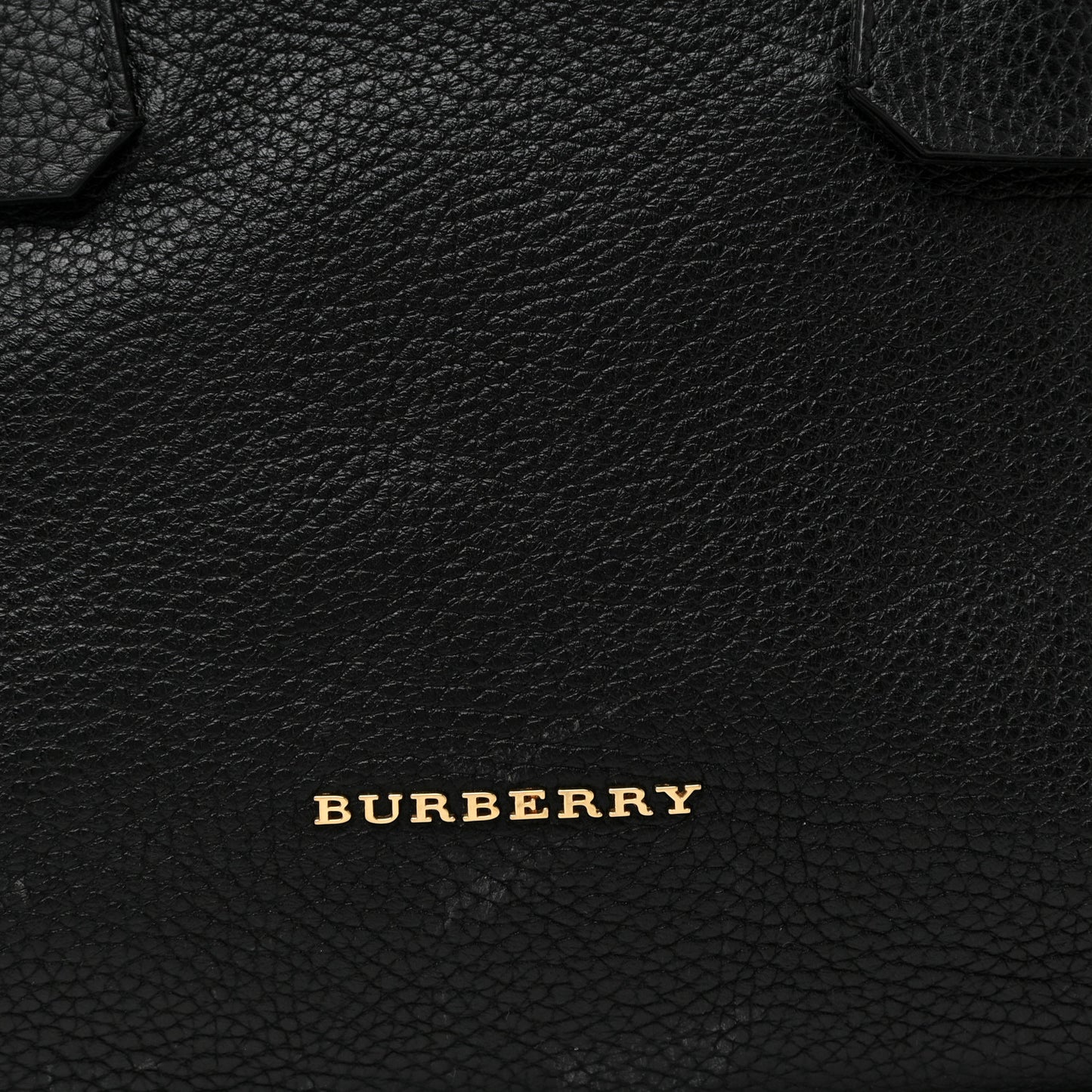 London Grainy Calfskin Medium Baynard Tote Black
