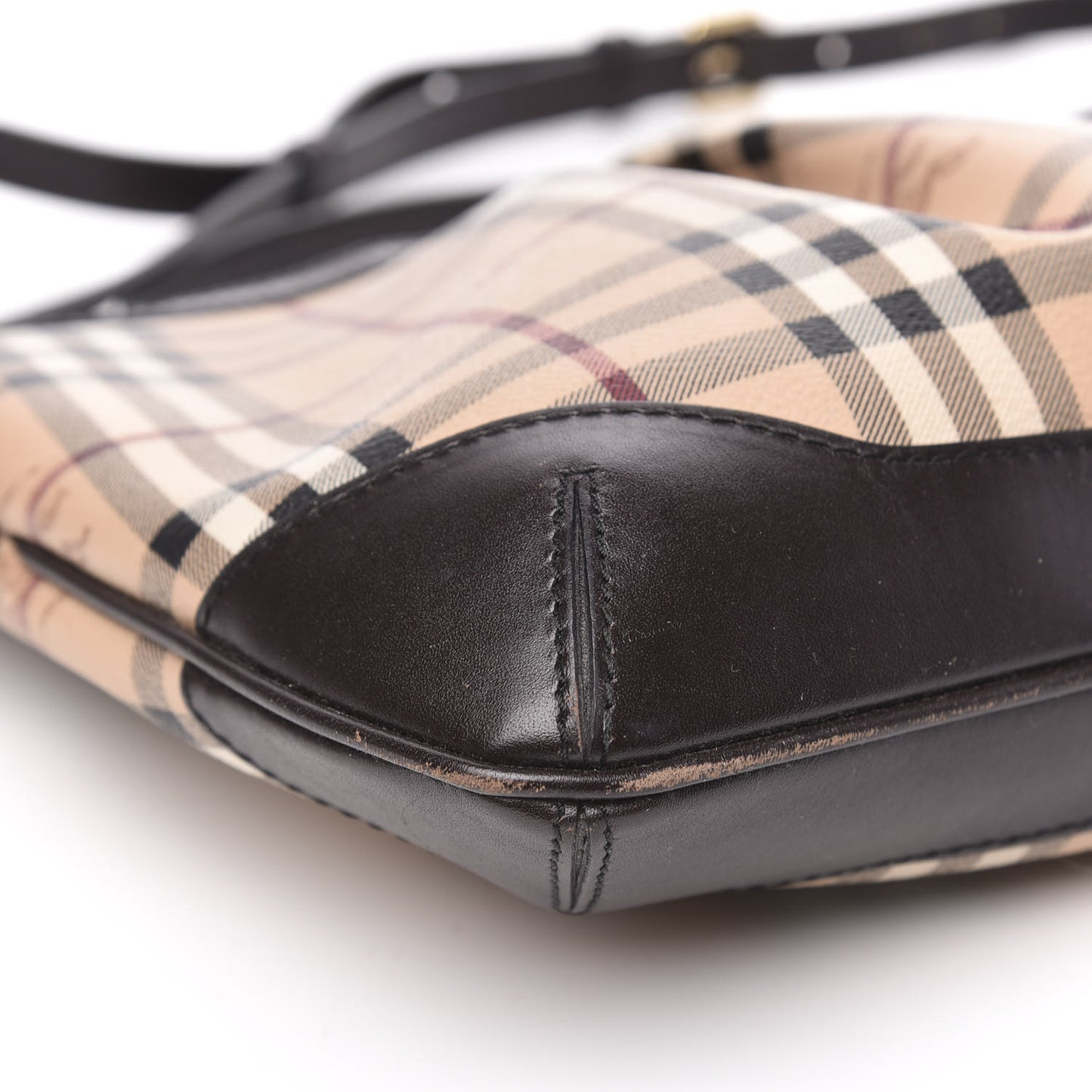 Haymarket Check Hartham Shoulder Bag Chocolate