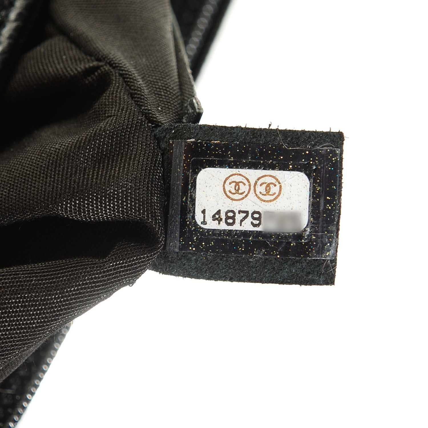 Chanel Caviar Half Moon Wallet On Chain WOC Black 9 of 9