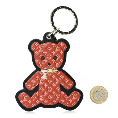 Louis Vuitton Monogram Teddy Bear Bag Charm Key Holder  Brown 3 of 5