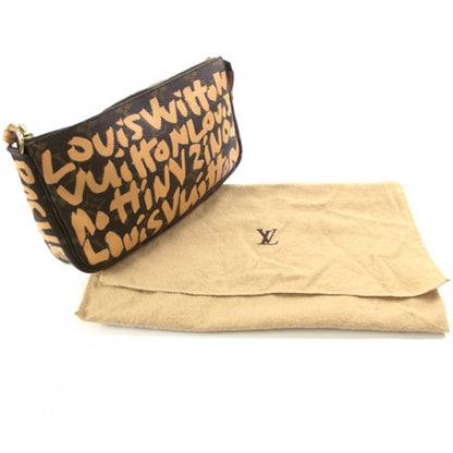 Louis Vuitton Monogram Graffiti Pochette Accessories Peach 4 of 8