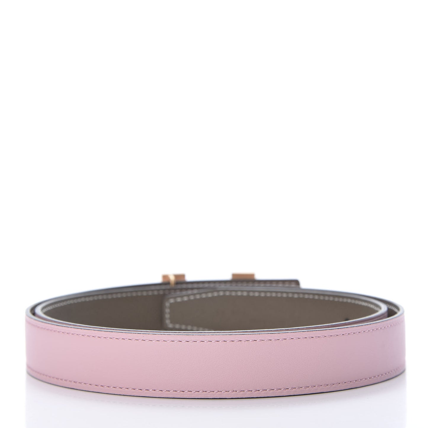 Epsom Swift 24mm Constance H Belt 85 Rose Sakura Etoupe