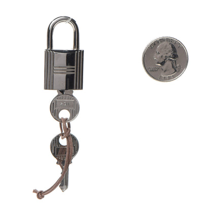 Hermes Palladium Cadena Lock and Key Set 7 of 7