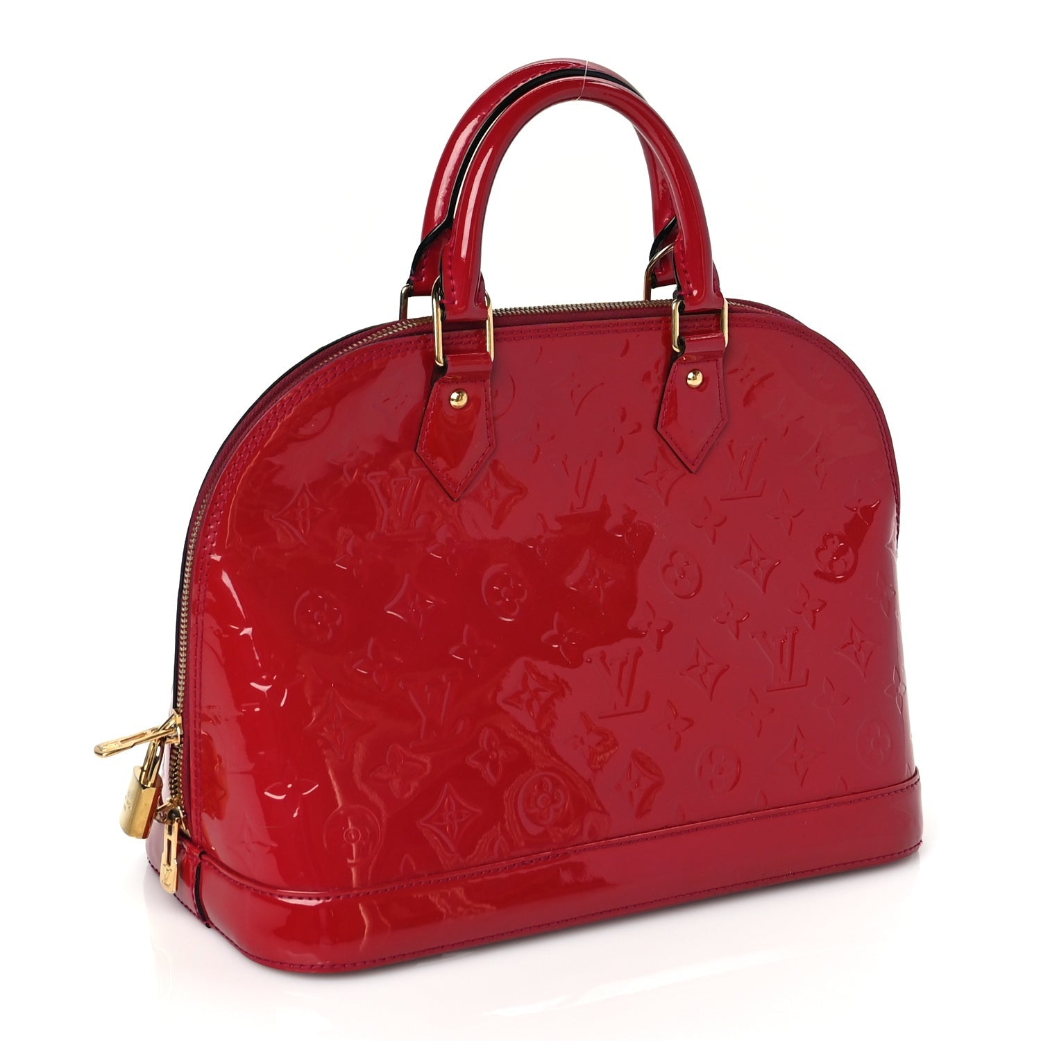 Louis Vuitton Vernis Alma PM  Cherry 2 of 8