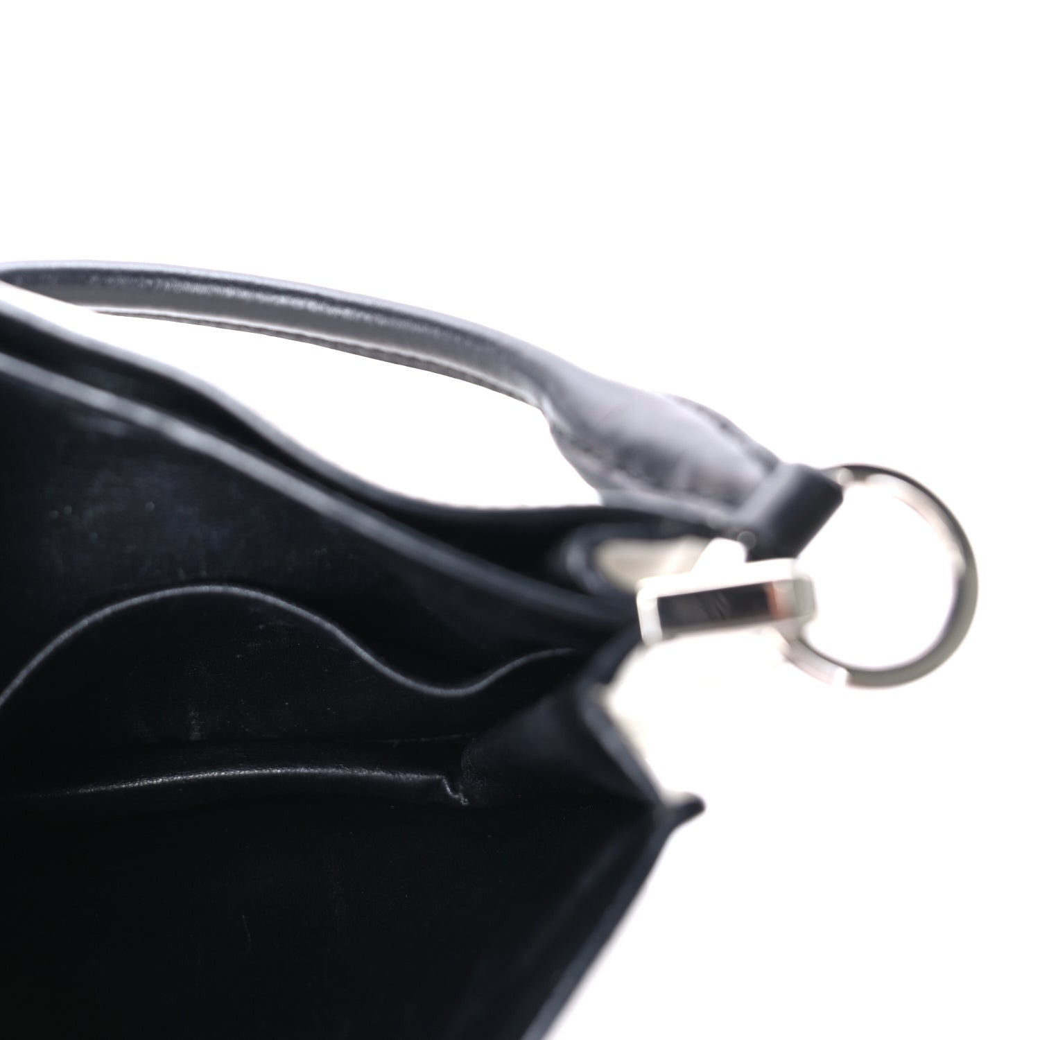 Prada City Calfskin Small Margit Bag  White Black 4 of 7