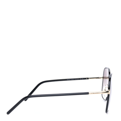 Prada Acetate Round Sunglasses SPR67X  Black 3 of 7