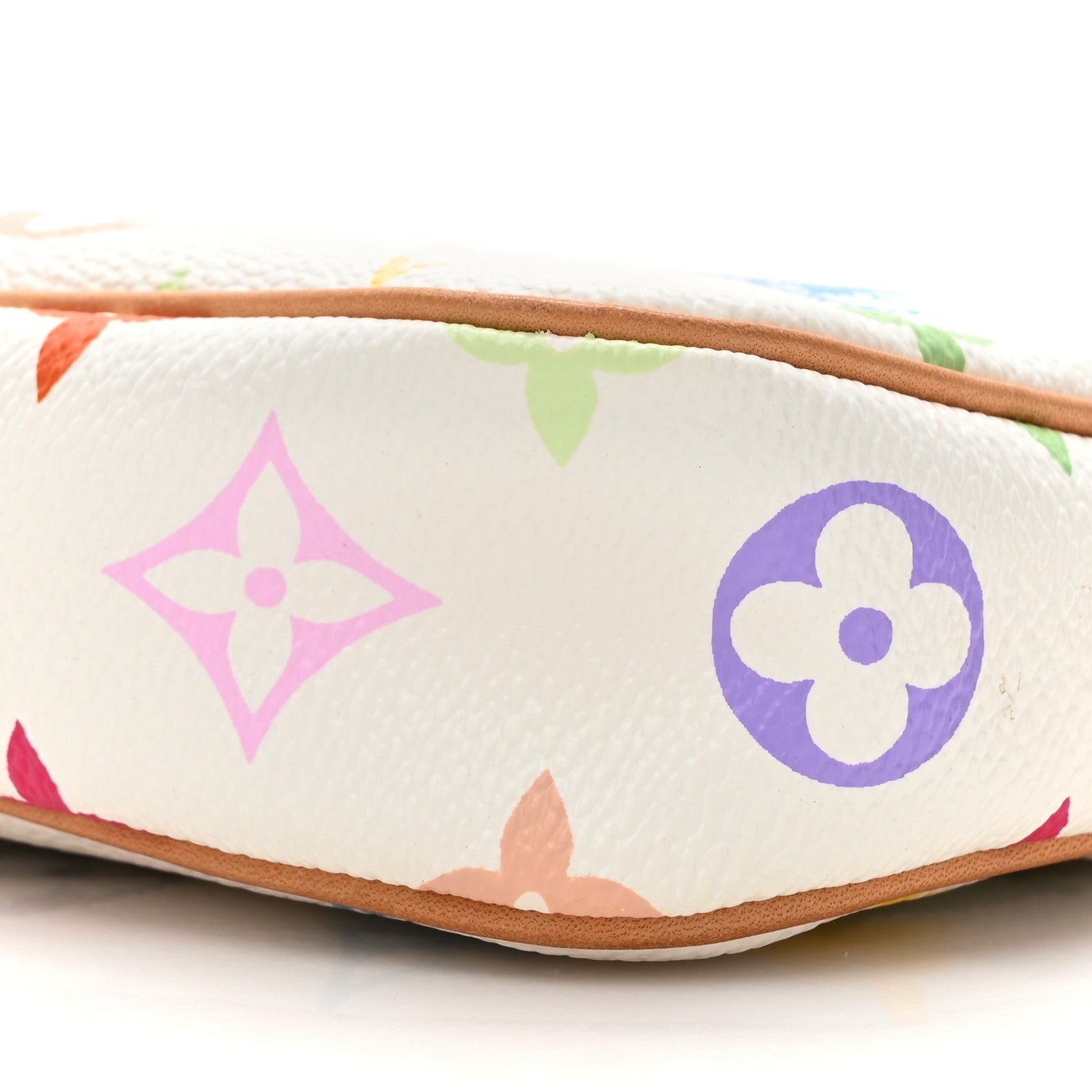 Louis Vuitton Monogram Multicolor Pochette Accessories White 9 of 11
