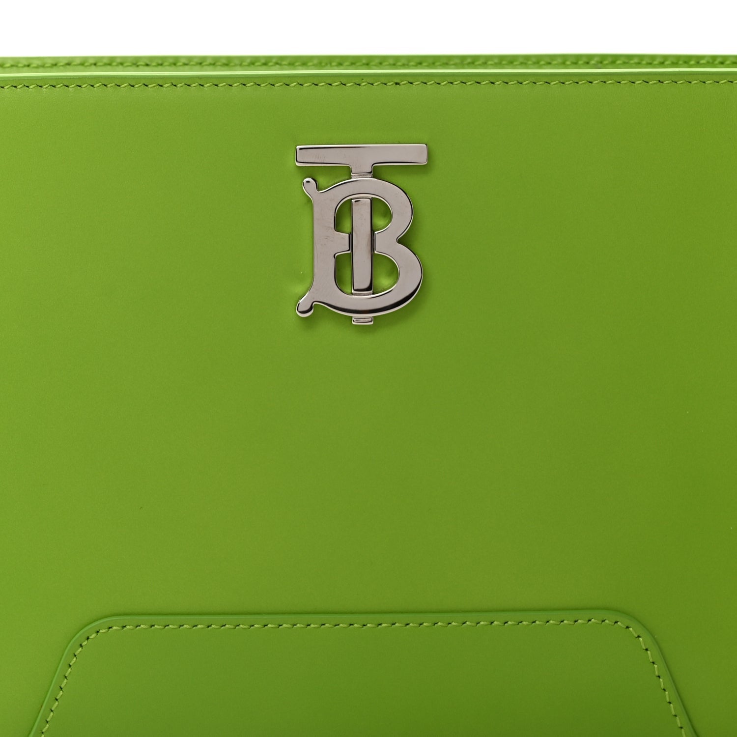 Burberry Smooth Calfskin Medium TB Shoulder Bag Brilliant Green 6 of 8