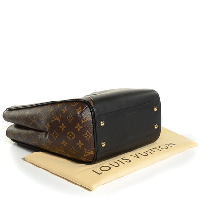 Louis Vuitton Calfskin Monogram Kimono Tote Black 4 of 9