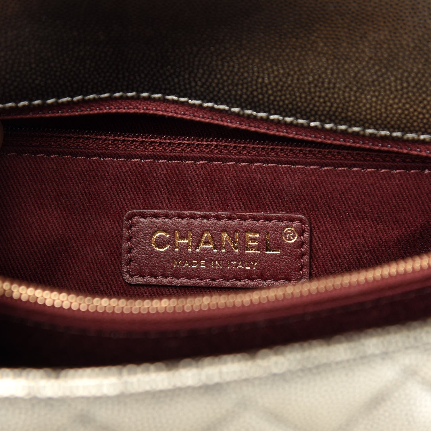 Chanel Metallic Caviar Quilted Small Coco Handle Flap Silver 8 of 11