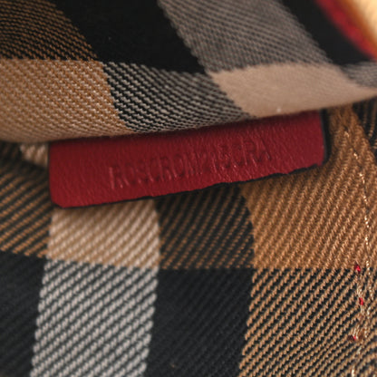 Burberry Soft Grain Calfskin Small Buckle Zip Bag Red 7 of 9