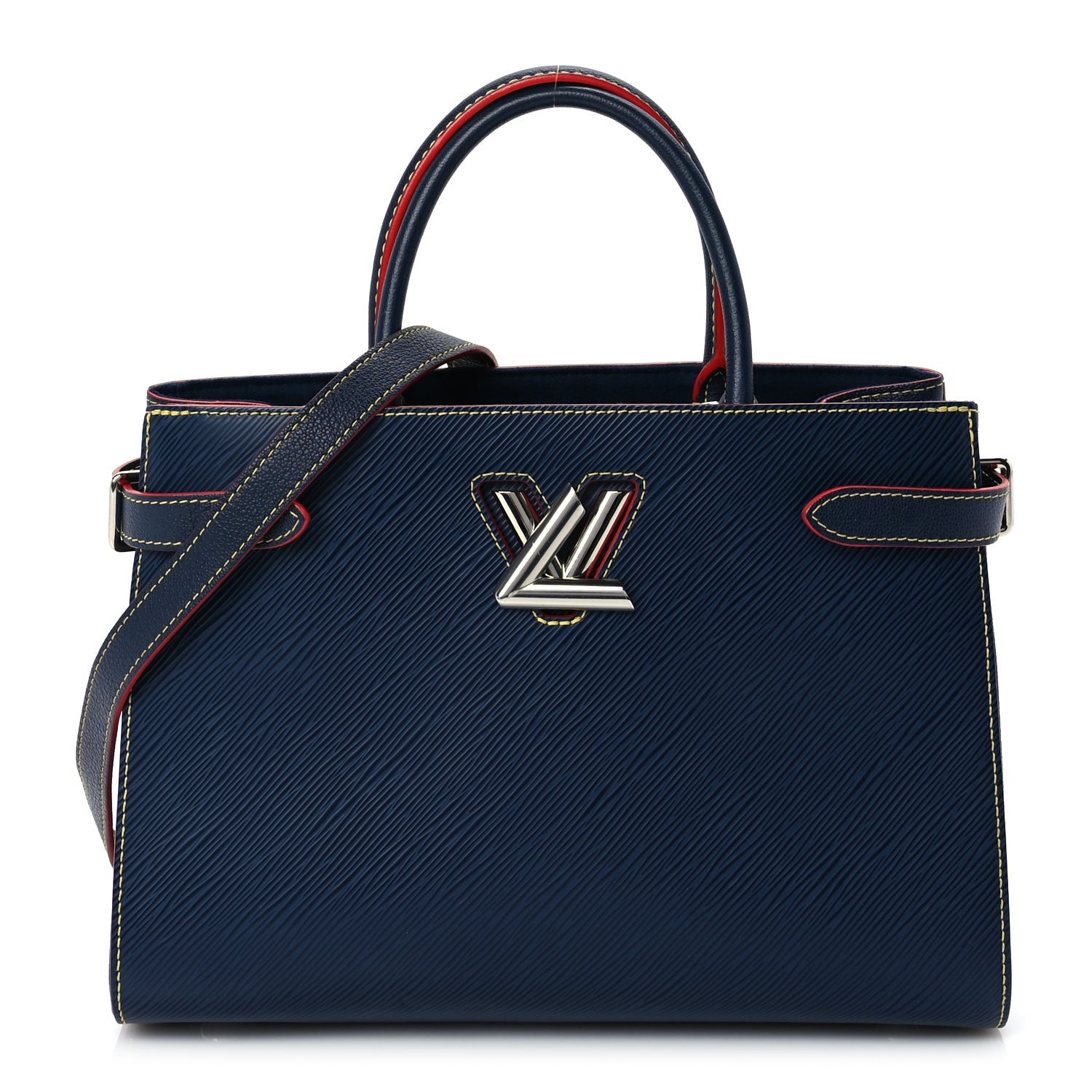 Louis Vuitton Epi Twist Tote Indigo Coquelicot 1 of 8