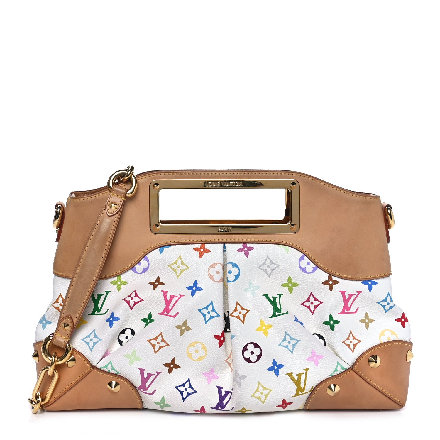 Louis Vuitton Monogram Multicolor Judy MM White 1 of 9