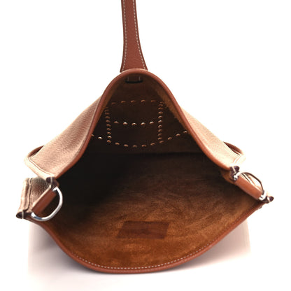 Hermes Taurillon Clemence Evelyne III PM Gold 5 of 14