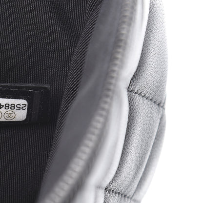 Chanel Lambskin Quilted Large Flap Cosmetic Case Black 7 of 8