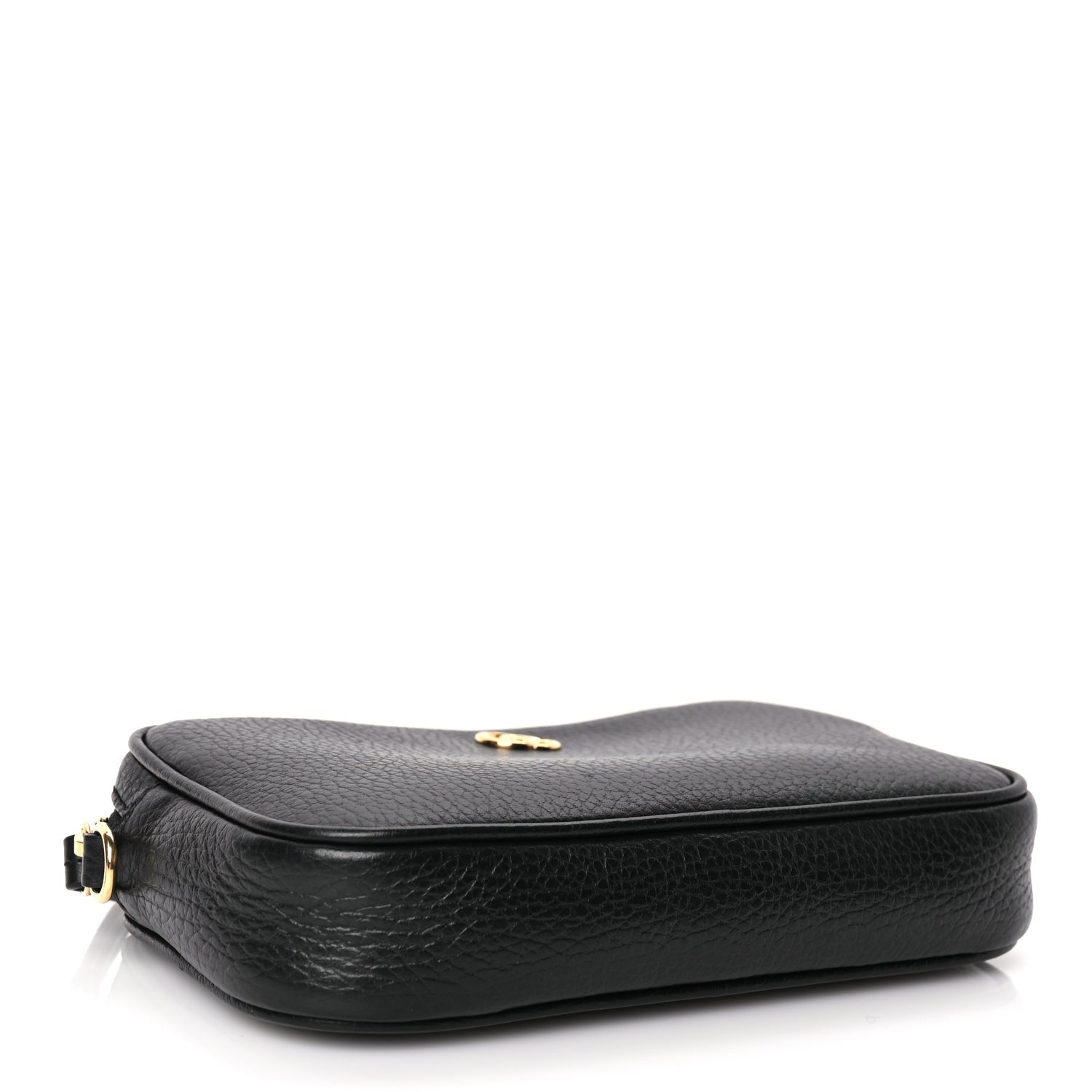 Gucci Dollar Calfskin Super Mini GG Marmont Chain Shoulder Bag Black 3 of 8